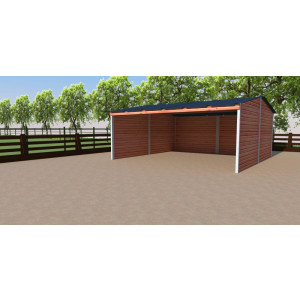 https://www.techni-contact.site/ressources/images/produits/merchandising/abri-a-fourrage-poteaux-metal-15417292-1.jpg - Longueur et Profondeur : 6-8 m