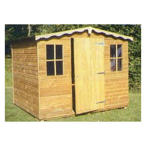 Abri de jardin en bois - Dimensions chalet (LxP) : 2.00 x 1.50 m