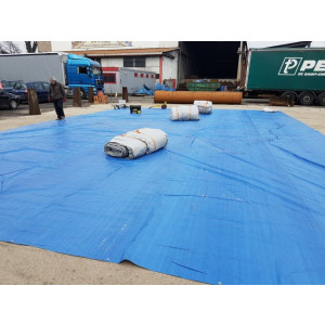 Abri de stockage souple - Bâche en PVC enduit double face 350 à 750 g/m² classé M2