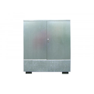 https://www.techni-contact.site/ressources/images/produits/merchandising/abri-en-acier-galvanise-a-chaud-pour-stockage-4-futs-49775939-1.jpg - Abri de stockage en acier galvanisé à chaud pour 4 fûts