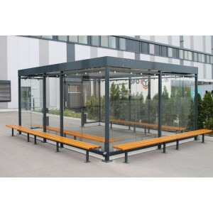 https://www.techni-contact.site/ressources/images/produits/merchandising/abri-fumeurs-exterieur-22553627-1.jpg - Dimensions (L x P x H) : 2170 à 6450 x 1510 à 4330 x 2510/2360 mm
