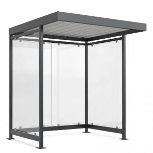 https://www.techni-contact.site/ressources/images/produits/merchandising/abri-fumeurs-premium-45-m-53591114-1.jpg - Surface : 4.30 m² - 4 à 7 éléments - Dimensions (L x P x H) : 2045 x 2020 x 2360 mm - Verre de sécurité trempé