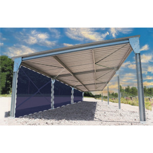 https://www.techni-contact.site/ressources/images/produits/merchandising/abri-monopente-en-kit-5-4x15x3m-barde-sur-1-long-pan-bas-17885173-1.jpg - Un abri en kit facile à installer et disponible immédiatement.
