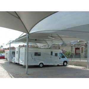 Abri pour camping car - Protection contre les UV