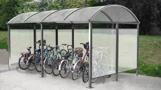 Abri Vélo - Pour milieu urbain - Disponible en 7 coloris