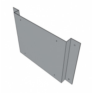 Adaptateur mural pour urne - Fixation murale par 2 chevilles - Pour urne de 300 à 2000 bulletins