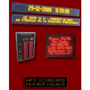 Affichage lumineux à messages variables - À poser ou à fixer