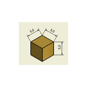 Aimant cube en néodyme - Forme : cube