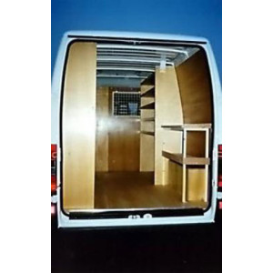 Aménagement en bois pour Volkswagen Caddy - Kit de protection intérieur entièrement réalisé en contreplaqué Peuplier