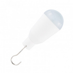 Ampoule LED E27 Portatif avec Chargeur Solaire 2W - Angle d'ouverture : 360º