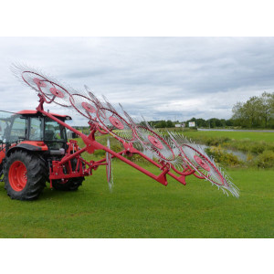 Andaineur agricole - De 9 à 13 roues d'andainage