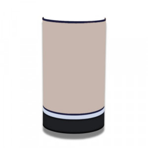 https://www.techni-contact.site/ressources/images/produits/merchandising/applique-murale-demi-cylindre-en-couleur-74746934-1.jpg - Dimensions : H 28 x P 10 x L 18 cm