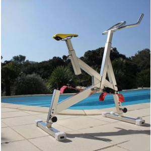 Aquabike semi professionnel - Dimensions (L x l x H) m : 1.6 x 0.6 x 1.1/1.4