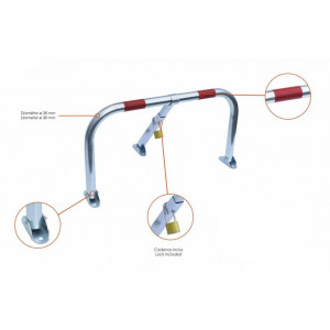 Arceau de parking clé - Hauteur : 405 mm - Diamètre : 38 mm