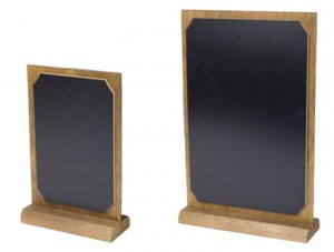 Ardoise de table - Fabriqué en bois HDF  - Formats A4 ou A5