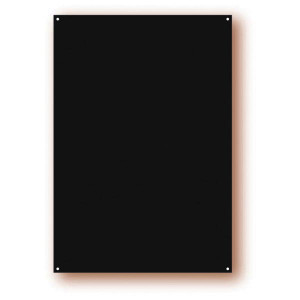 Tableau PVC expansé 3 mm - Matière : PVC expansé 3mm - Coloris : Noir