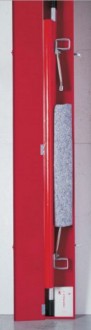 Armoire à brancard - En métal laqué - Dimensions : 2.3 x 0.2 x 0.10 m