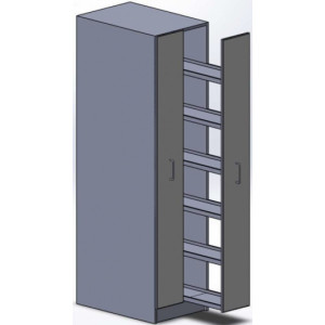 https://www.techni-contact.site/ressources/images/produits/merchandising/armoire-a-tiroirs-verticaux-42618214-1.jpg - Longueurx hauteur x profondeur : 500-1970-750 mm