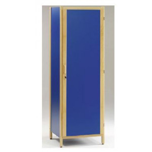 Armoire pour chambre 1 porte - Structure en hêtre - Panneau mélaminé de 19 mm -  Patins  plastiques
