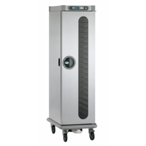 https://www.techni-contact.site/ressources/images/produits/merchandising/armoire-de-maintien-en-temperature-20-niveaux-gn1-1-porte-vitree-26411952-1.jpg - Armoires mobiles de maintien en température. Construction en acier inoxydable alimentaire. Isolation des parois et de la porte en laine de roche. Panneau de commande intégré à touches sensitives. Intérieur entièrement rayonné avec fond et glissières embou