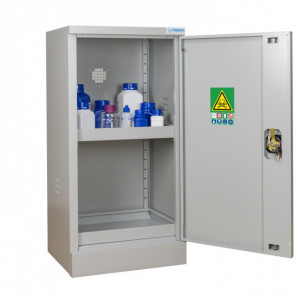 Armoire de sécurité pour le stockage de produits phytosanitaires - - Dim. ext (mm) : 1000 x 500 x 420- Dim. Int.(mm) : 930 x 480 x 390