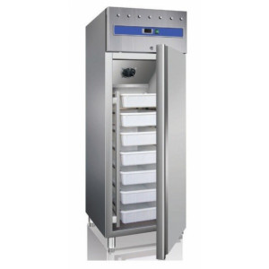 Armoire frigorifique de stockage poisson - Capacité : 400 L - Dimensions : 600 x 600 x 1900 mm