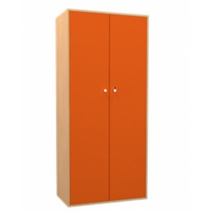 Armoire haute de bureau crèche - L:860 mm; H:1900 mm; P:450 mm