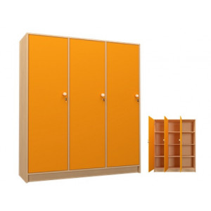 Armoire haute de bureau pour crèche - L:1500 mm; H:1900 mm; P:450 mm