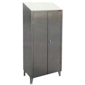 Armoire inox de rangement - Armoire 2 portes en inox