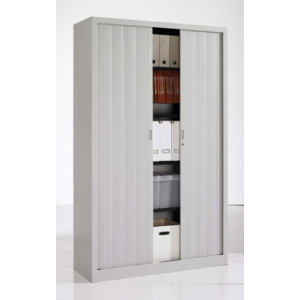 Armoire monobloc pour bureau - Dimensions (L x H) : 100-120 x 198 cm