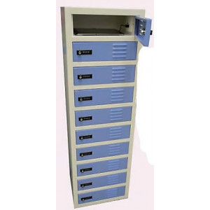 Armoire de stockage - Aralocker 10  - Station de stockage et de chargement individuel (10 tablettes ou PC portables max. 15,6")