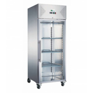 https://www.techni-contact.site/ressources/images/produits/merchandising/armoire-refrigeree-1-porte-vitree-temperature-2-c-8-c-volume-650-l-inox-21323246-1.jpg - Température +2°C/+8°C - Volume 650 L - inox