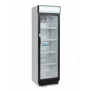 Armoire réfrigérée positive vitrine 374 L - Capacité : 374 L - Froid positif : +2° +10°C - 295 W