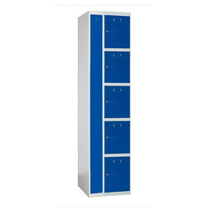 https://www.techni-contact.site/ressources/images/produits/merchandising/armoire-vestiaire-electrique-5-cases-par-colonne-43446357-1.jpg - 5 ou 10 portes - Largeur : 450 à 950 mm - Profondeur : 500 mm - Hauteur : 1800 mm