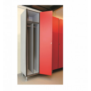 Armoire vestiaire pour industrie salissante - Dimensions (H x L) : 183.5 x 40 cm