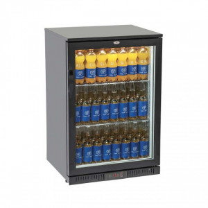 Arrière bar vitré réfrigéré 1 porte 135 L - Capacité : 135 litres - Dimensions : 600 x 510 x 900 mm