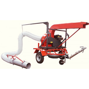 Aspirateur de feuilles professionnelle sur remorque ou ridelles - Moteur essence 18CV BRIGGS STRATTON
