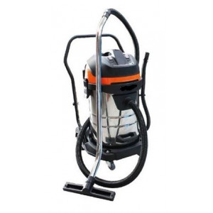 Aspirateur eau et poussière sans sac 2 moteurs - Puissance : 2400W - Capacité : 70 L - Débit d'air : 320m3/h