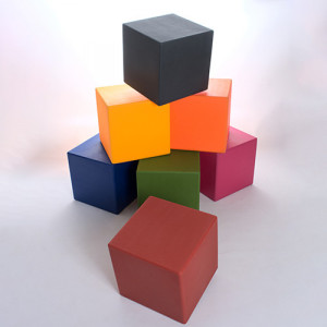 Assise en cube - Matériau : Polyéthylène
