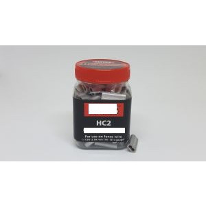Attaches pour palissage - Sachet de 100 pièces - Pour des fils de diamètre 1.6 mm jusqu'à 2.5 mm