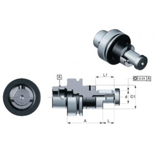 Attachment cône HSK Forme F - HSK Forme F