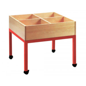 Bac à albums pour école - 4 Cases, 750 x 750 x 750 mm-6 Cases, 1200 x 750 x 750 mm-8 Cases, 1500 x 750 x 750 mm