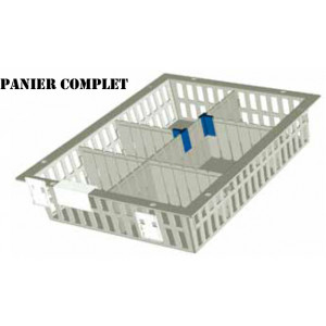 Bac de distribution médicaments - Dimensions : De 600 x 400 x 50 à 600 x 400 x 200 mm