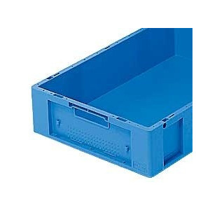 Bac plastique norme Eureka 25 litres - Capacité : 25 L - Dim :L.600 x lg.400 x H.140 mm  - Matière : polypropylène