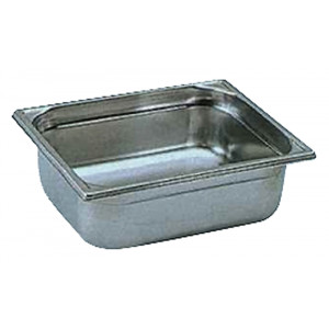 Bac gastro inox GN 1/2 - Capacité : 1.25 à 12.5 L