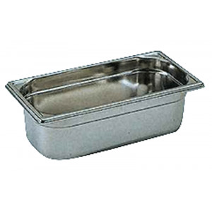 Bac gastro inox GN 1/3 - Capacité : 0.75  à 7.80 L