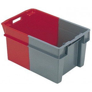 Bac gerbable emboîtable 460x340 - Capacité : 50 L - Dim: L.600 x lg.400 x H.300 mm - Matière : polyéthylène