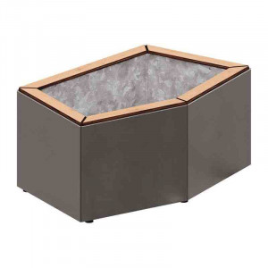 https://www.techni-contact.site/ressources/images/produits/merchandising/bac-modulable-sur-pieds-en-acier-33112256-1.jpg - Forme : pentagone - Dim.(L x H x P) : 1067 x 472 x 667 mm - Tôle acier galvanisé