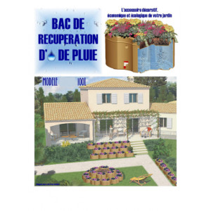 Bac retention eau pluviale - Dimension (L x l) : 800 x 400 mm