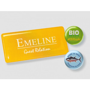 Badge magnétique personnalisable - Épaisseur 4,3 mm